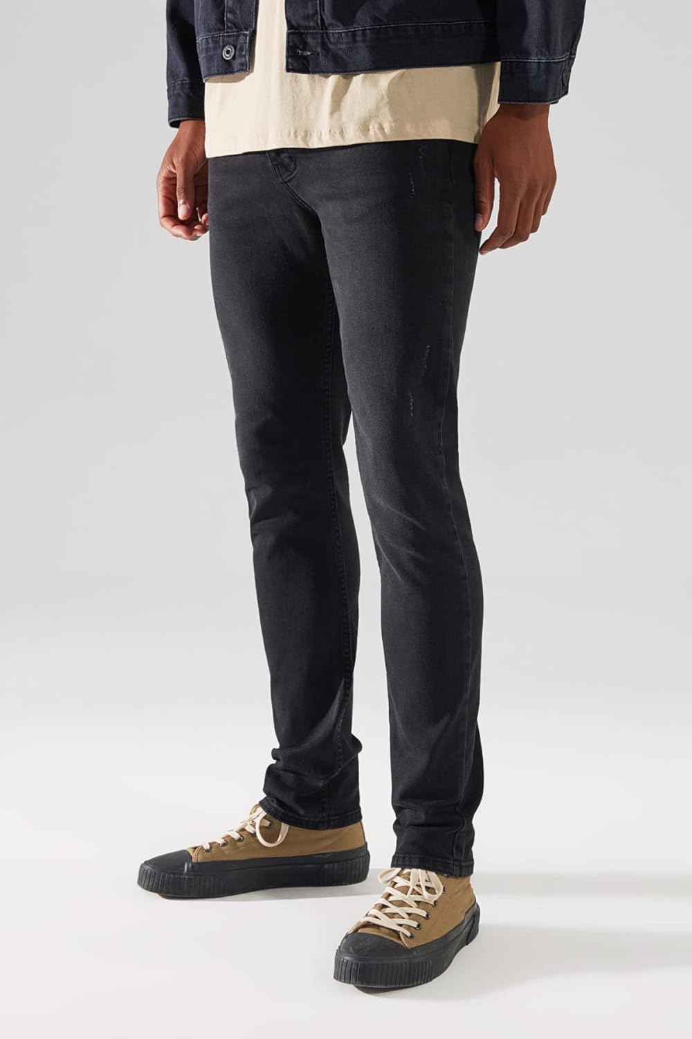 TRENDYOL Herren Schwarze Männliche Dünne Neue Jeans 32 Schwarz, 32 Schwarz