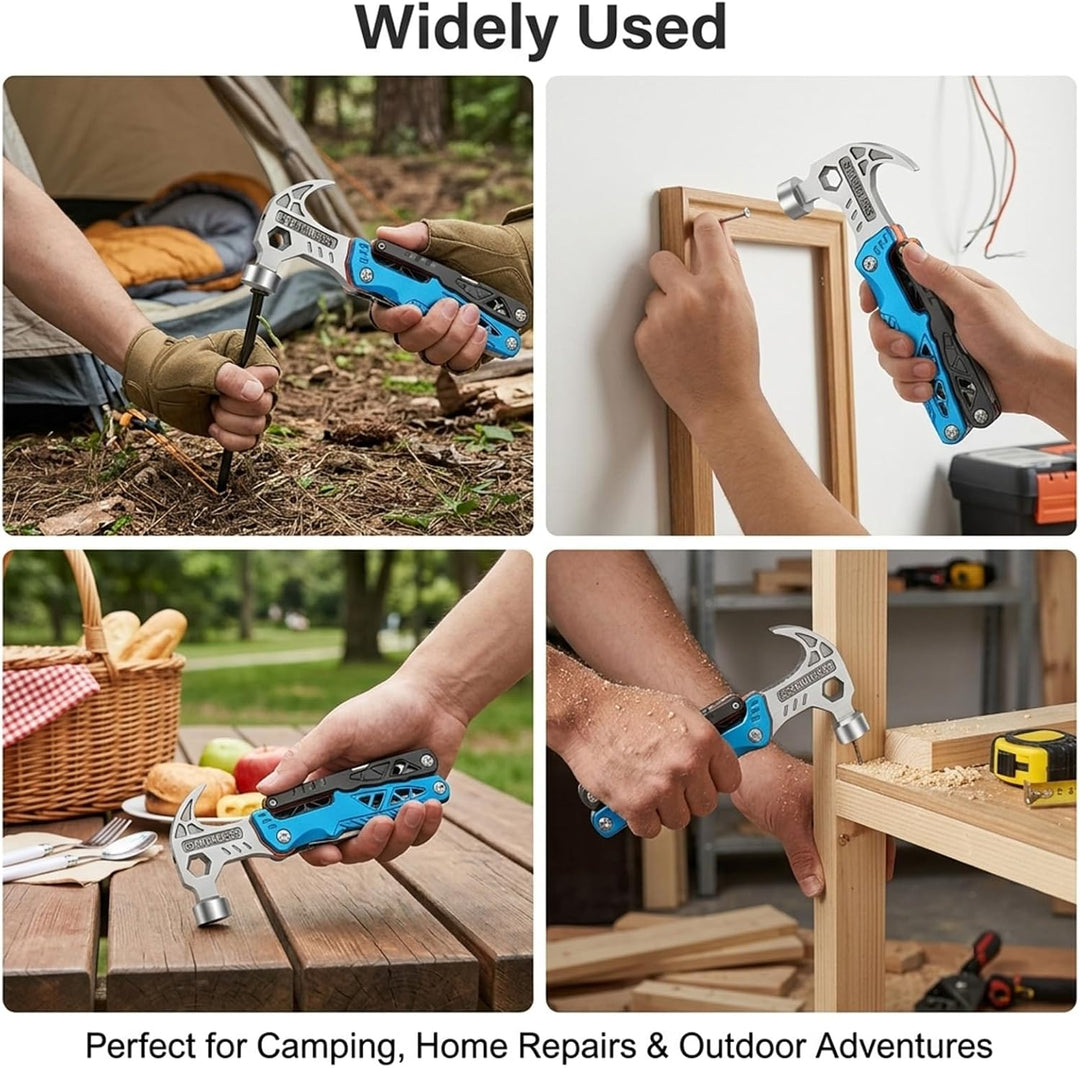 18 in 1 Multitool mit Hammer Multifunktionswerkzeug Multi Tool Werkzeug