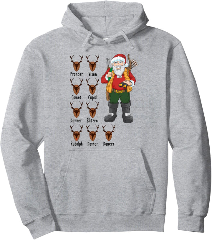 Lustiges Jäger Weihnachten Jagd Rentiere Geschenk Pullover Hoodie