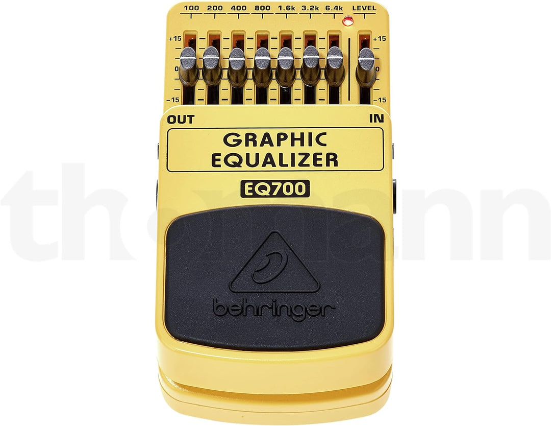 Behringer EQ700 Ultimativer 7-Band-Grafik-Equalizer & UC200 Ultimatives Stereo-Chorus-Effektpedal GR