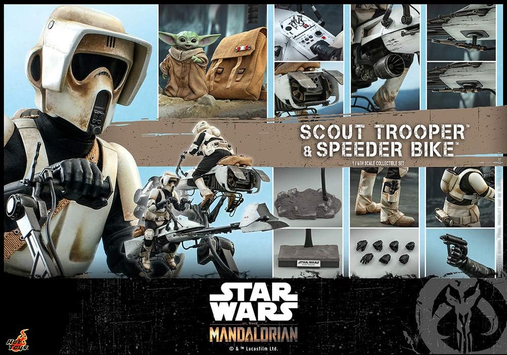 Hot Toys Scout Trooper und Speeder Bike Sammelset 1:6
