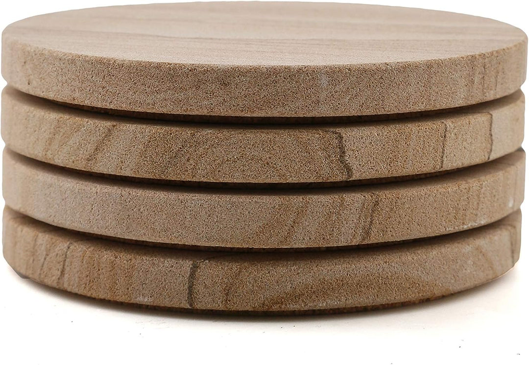 Thirstystone Untersetzer und Halter Wüstensand 4 inch round Desert Sand, 4 inch round Desert Sand