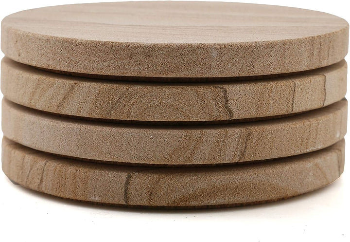 Thirstystone Untersetzer und Halter Wüstensand 4 inch round Desert Sand, 4 inch round Desert Sand