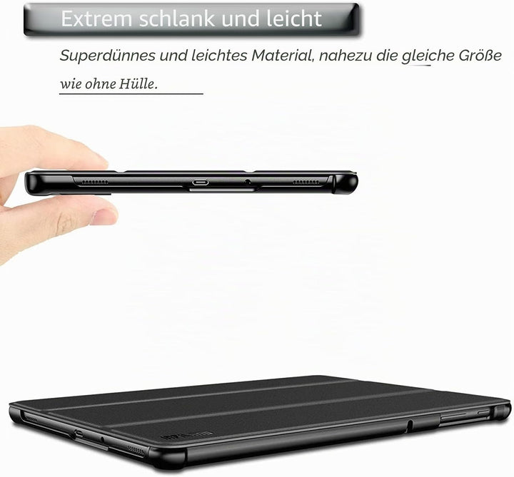 Wincal 10,5" Tablet-Hülle Stossfeste Tablet-Hülle, für Samsung Galaxy Tab S4, Automatisches Aufwache