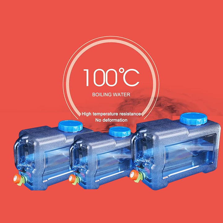 Starnearby 5L~22L Wasserkanister, Wasserkanister mit Hahn, Wassertank, Tragbarer Trinkwasserkanister