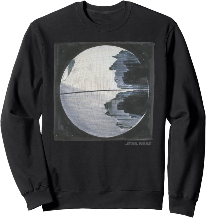 Star Wars Return of the Jedi Death Star II Concept Art Sweatshirt
