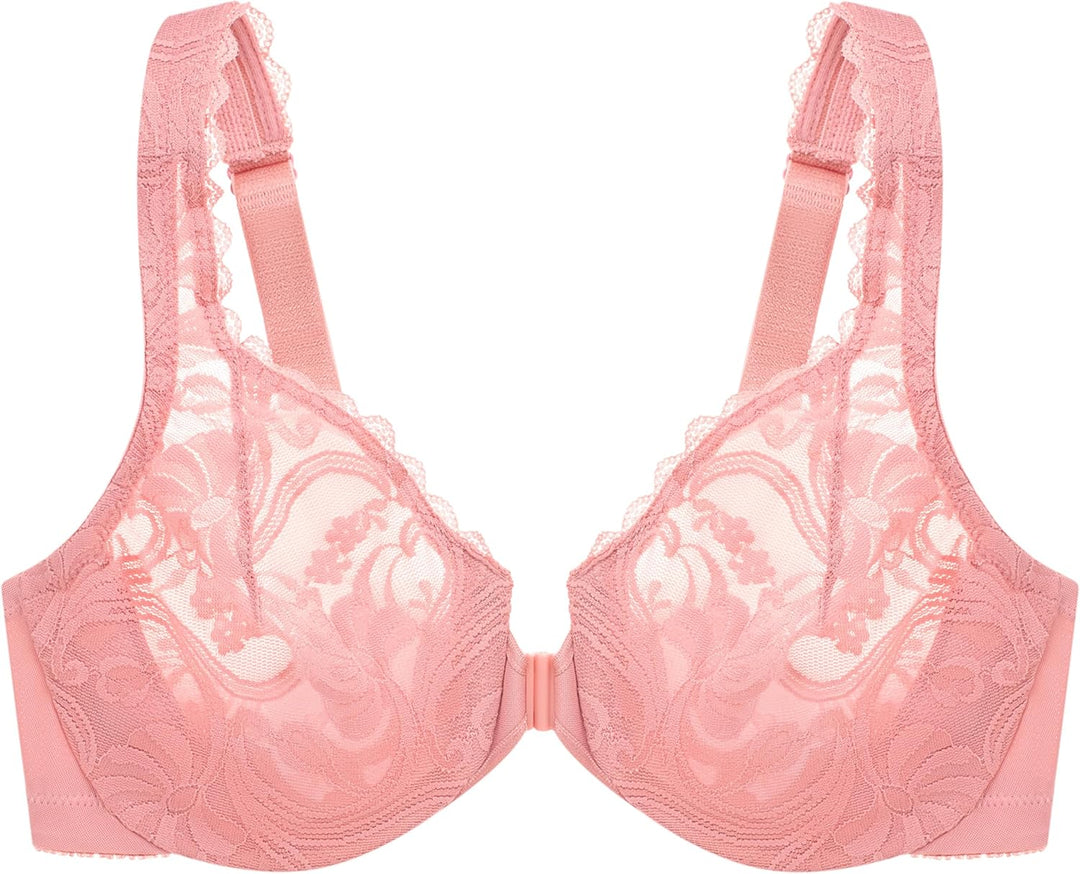 Glamorise Damen Plunge Bra, Undurchsichtige 65B Aprikose, 65B Aprikose