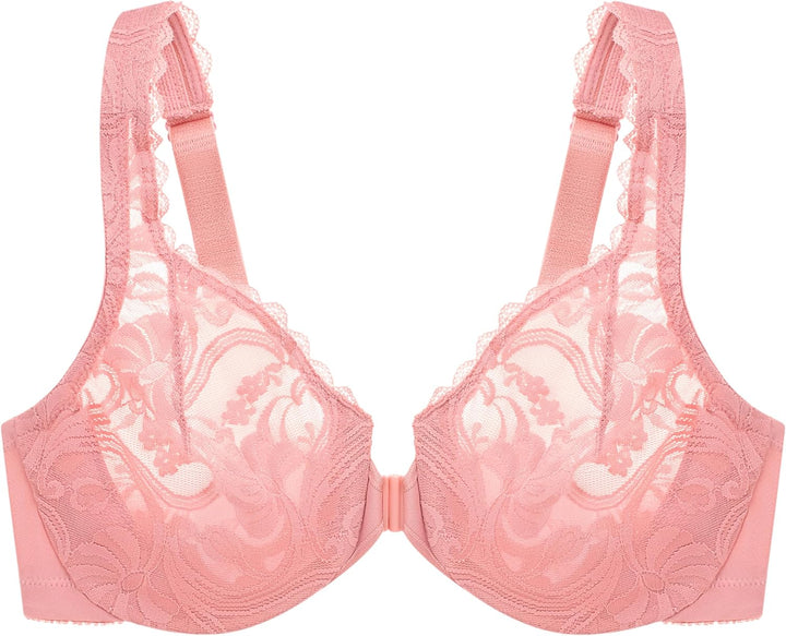 Glamorise Damen Plunge Bra, Undurchsichtige 65B Aprikose, 65B Aprikose