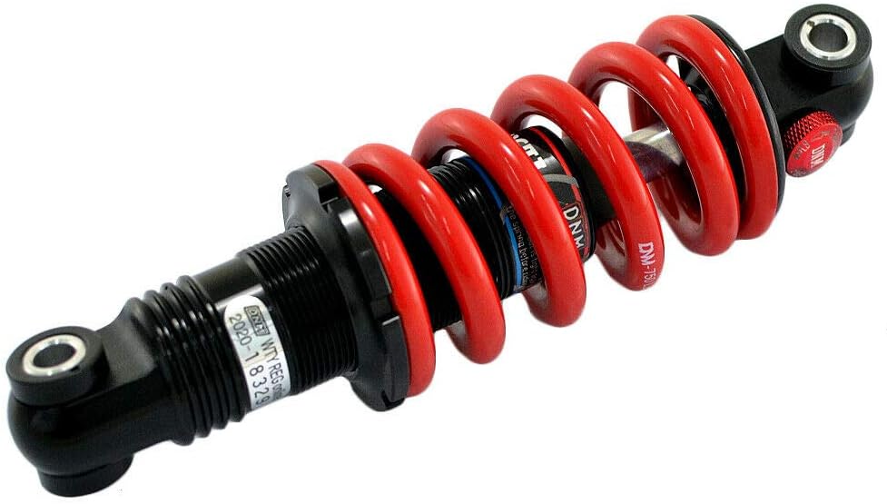 DNM DV22AR Mountainbike-Spiralfeder hinten Stossdämpfer 165 x 35 mm, rote Schraubenfeder ST1946