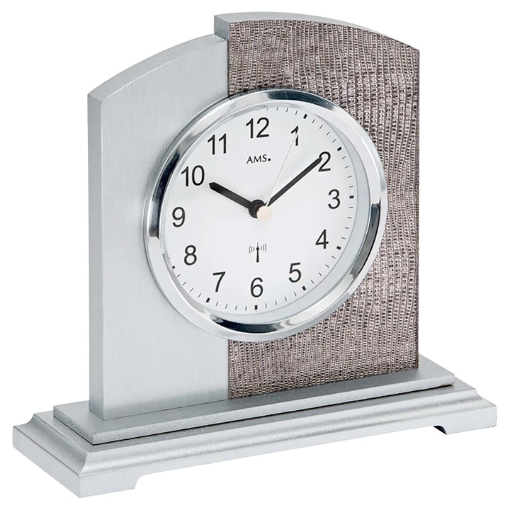 AMS Moderne Tischuhr mit Funkwerk, Batterie betrieben - Modern Style Collatina- 5144