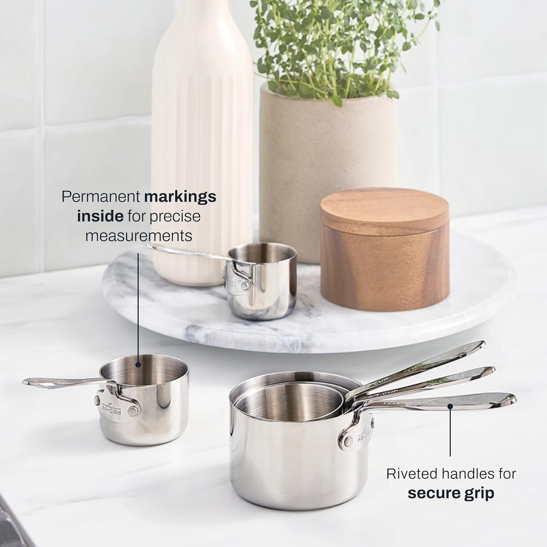 All-Clad 8700800515 Messbecher, silber, Messbecher 5-Piece