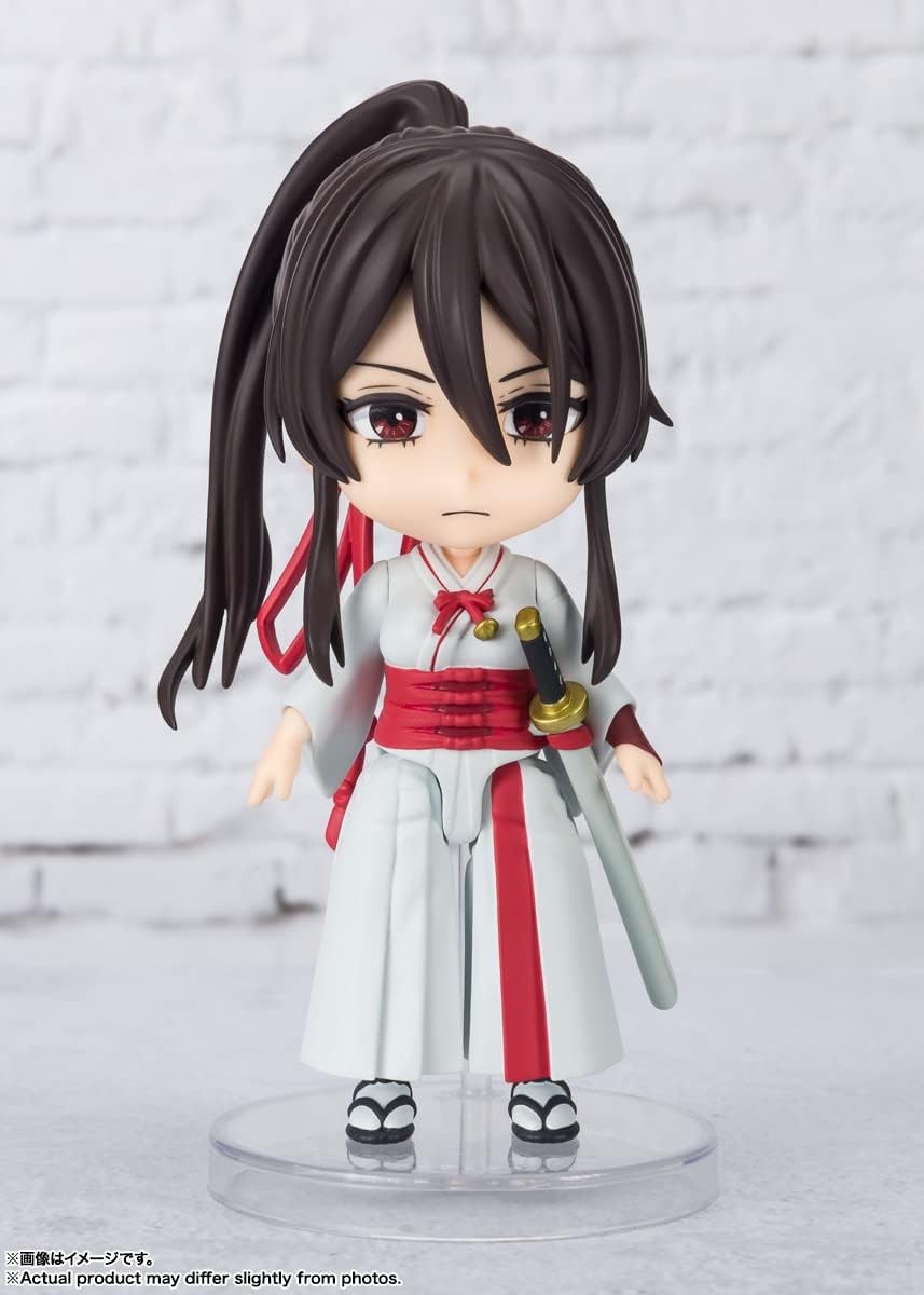 BANDAI Hell's Paradise Jigokuraku Figur Figuarts Mini Yamada Asaemon Sagiri 9 cm Schwarz, Schwarz