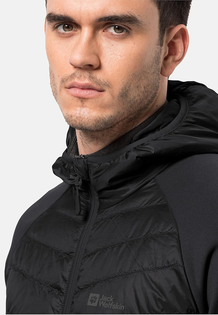 Jack Wolfskin Herren Routeburn Pro Hybrid M Fleecejacke M Schwarz, M Schwarz