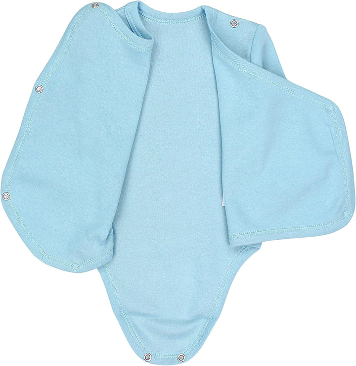 TupTam Baby Body Langarm – Wickelbody Langarm im 5er Pack aus Baumwolle für Mädchen und Jungen 56 Du