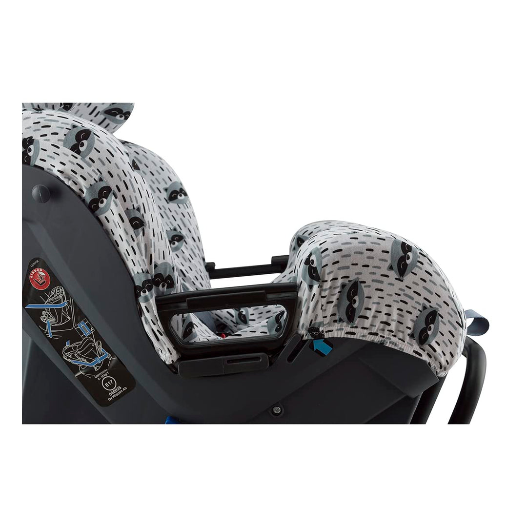 JYOKO Kids Bezug kompatibel mit Klippan Kiss 2, Klippan Kiss 2 Plus (Raccoon), RACCOON