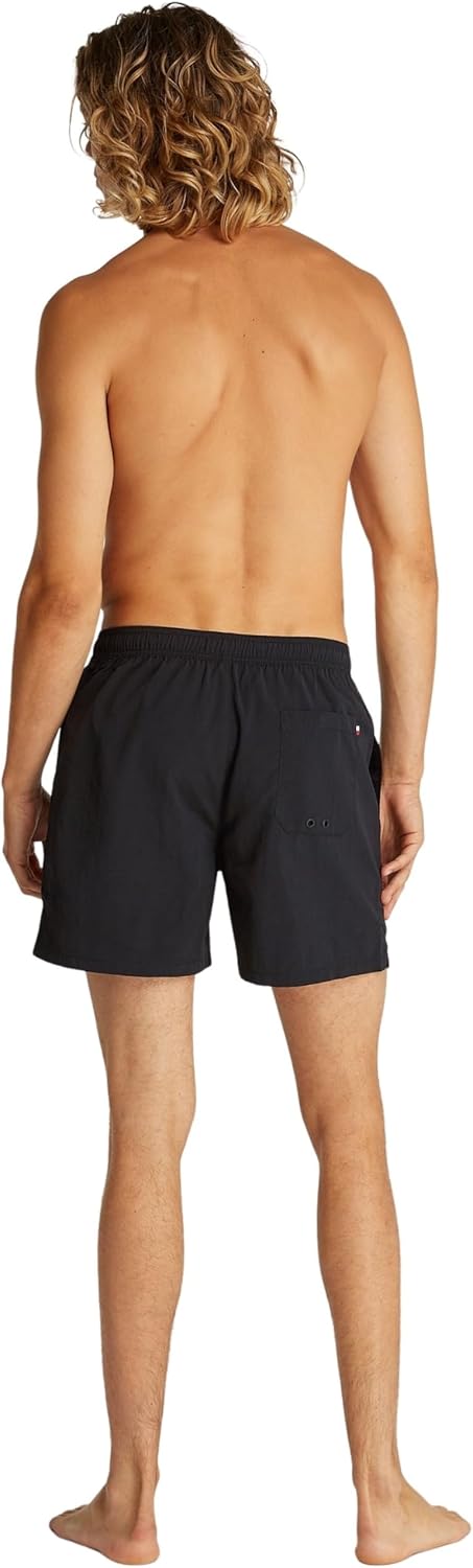 Tommy Hilfiger Bodeshorts Gummibund Tunnelzug Logo dunkelblau M Black (Black), M Black (Black)