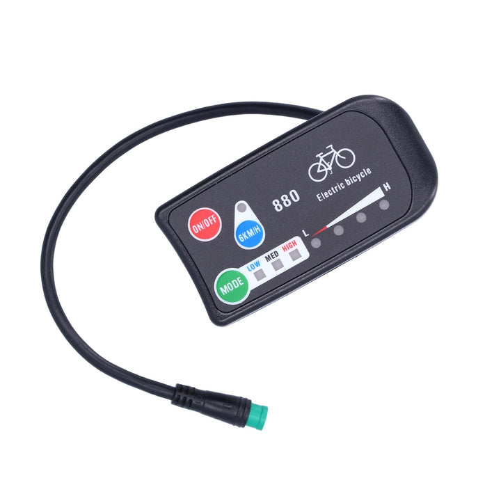 Tbest Markenlose E Display 6 Pin, E Fahrrad Display, Display,Elektrofahrrad-LCD-Display,Elektrofahrr