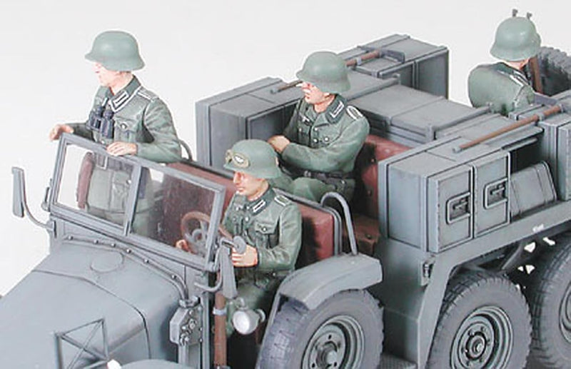 TAMIYA 300035259 - 1:35 WWII Deutsche Krupp Protze mit PAK (4), 37 mm, Grau