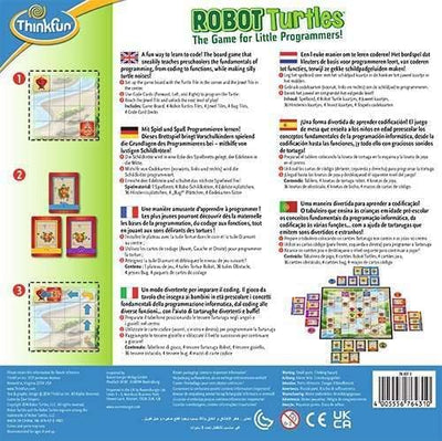 Robot Turtles, ein Kinderspiel bei dem Kinder ab 4 Jahre mit Spass und spielerisch erstes Programmie