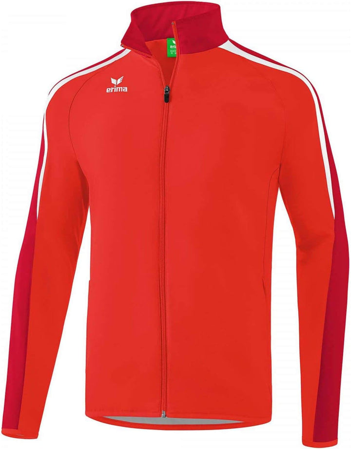 Erima Herren Liga Line 2.0 Präsentationsjacke L Rot/Dunkelrot/Weiss, L Rot/Dunkelrot/Weiss