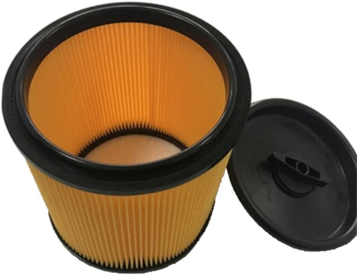 3x Trade-Shop Faltenfilter/Rundfilter/Luftfilter mit Verschlussdeckel für Lidl Parkside PNTS 1300 C3