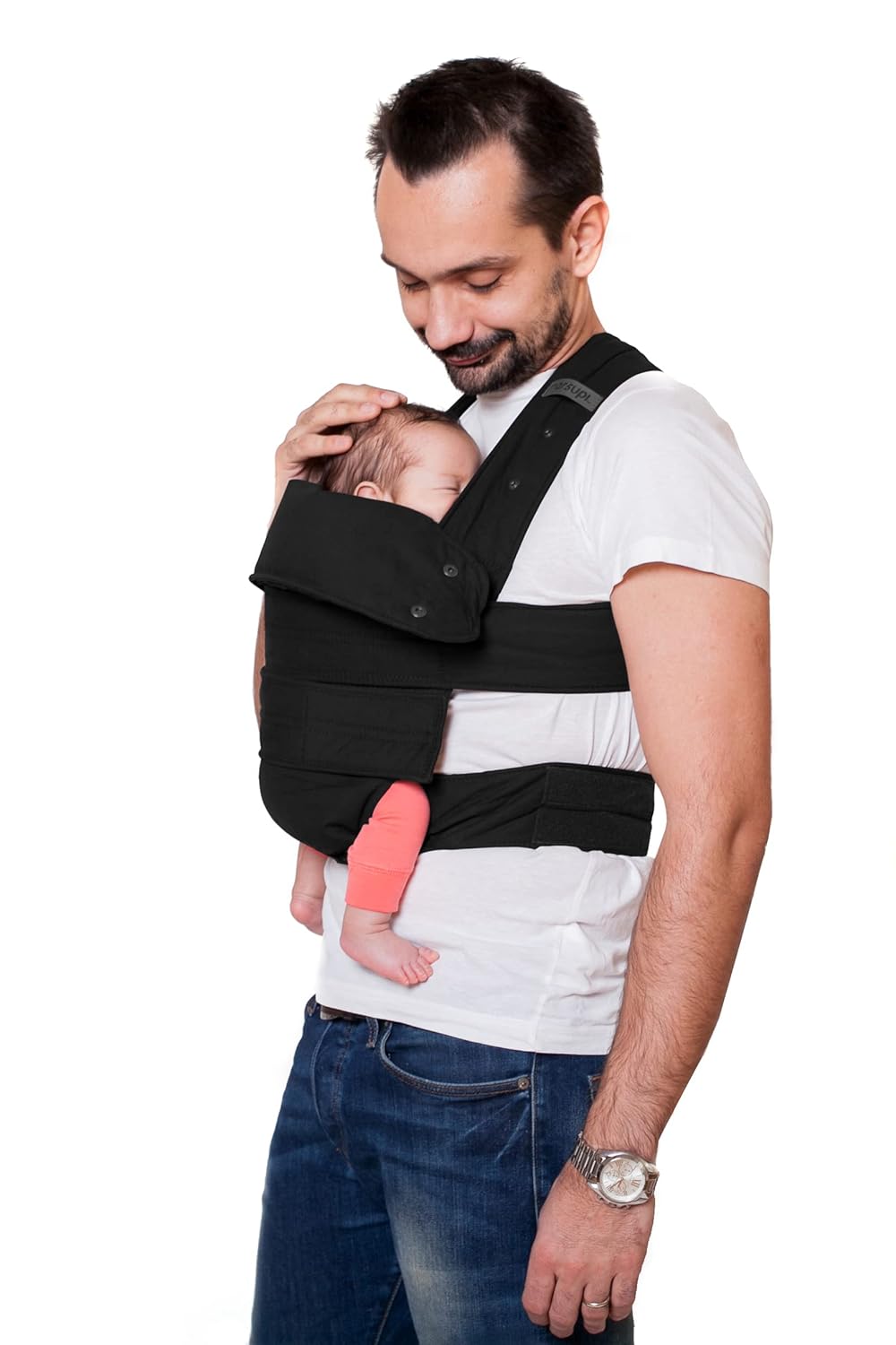 marsupi Classic Babytrage - Neugeborene von der Geburt bis zu 15 kg - Baby Erstaustattung - Klett-Ve