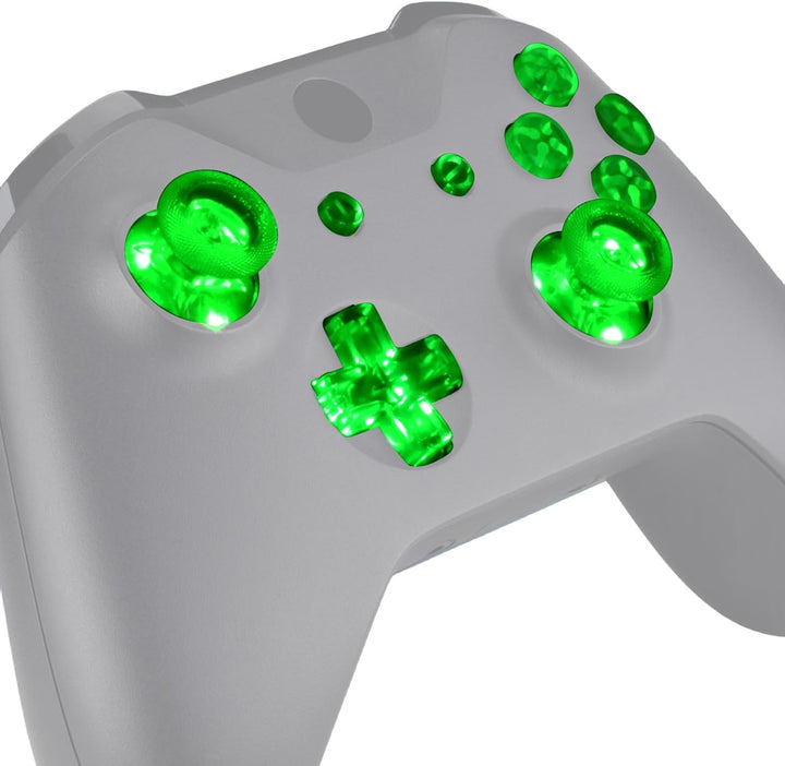 eXtremeRate LED Taste für Xbox One Controller, Bleuchtung Knöpfe Buttons D-pad Thumbsticks ABXY Butt