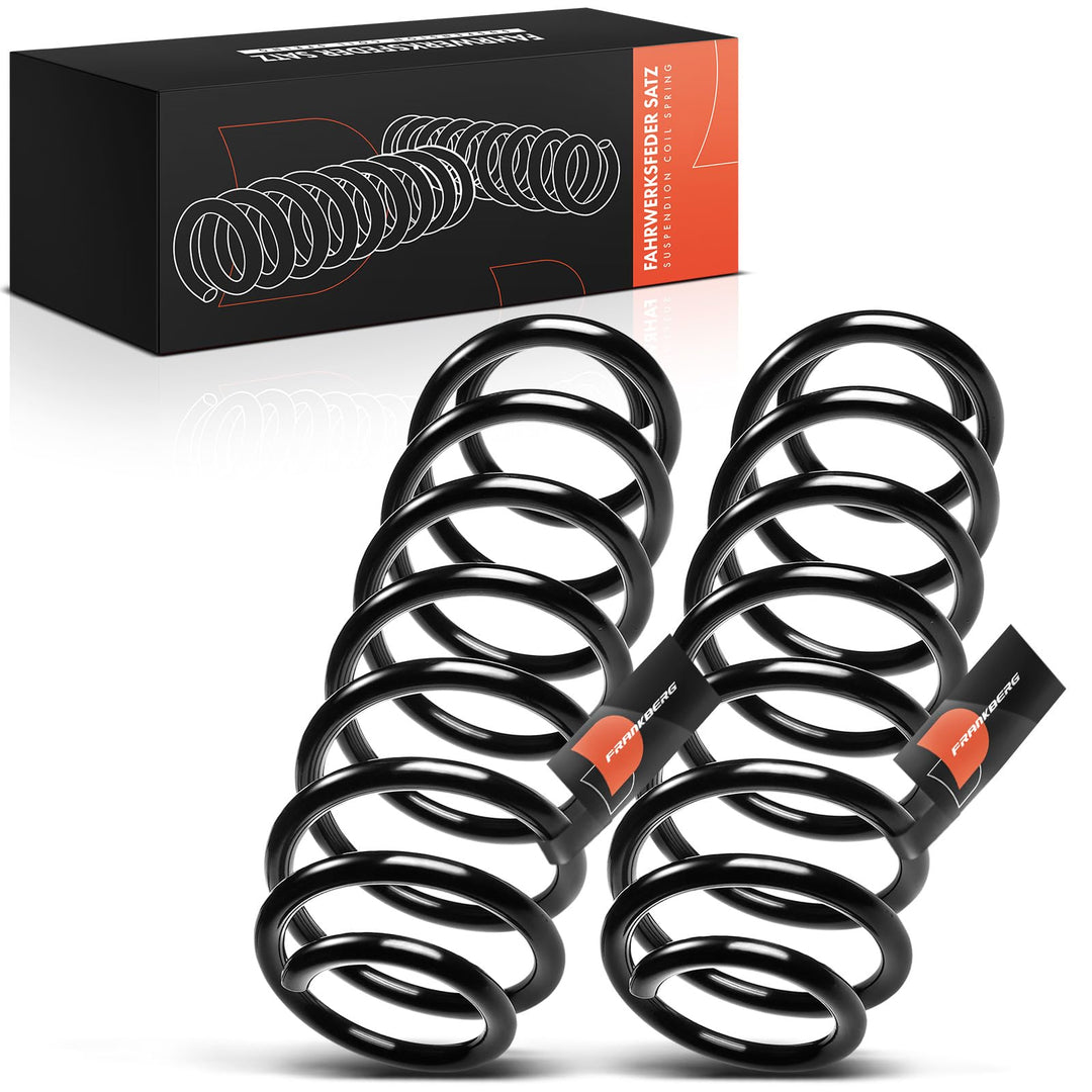Frankberg 2x Federn Fahrwerksfeder Hinterachse Kompatibel mit PT Cruiser PT 1.6L 2.0L 2.2L 2.4L Komb