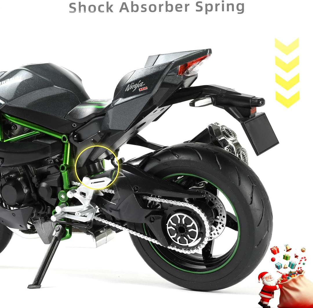 1:9 Motorrad Modell kompatibel für Kawasaki Ninja H2R Legierung Diecast Motorrad Modell Spielzeug Ro