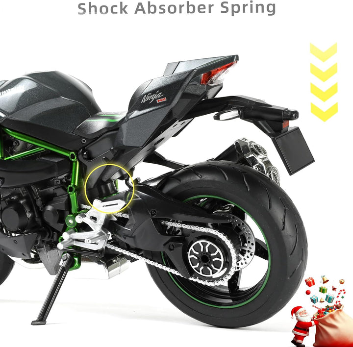 1:9 Motorrad Modell kompatibel für Kawasaki Ninja H2R Legierung Diecast Motorrad Modell Spielzeug Ro