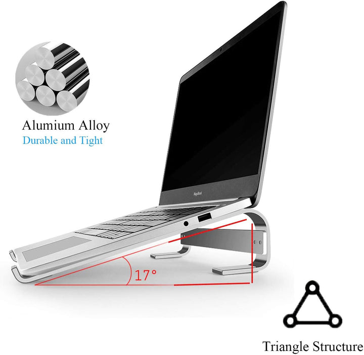 Laptopständer Laptop Ständer - Ergonomisch Aluminium Computerständer PC Halter Leicht Belüfteter für