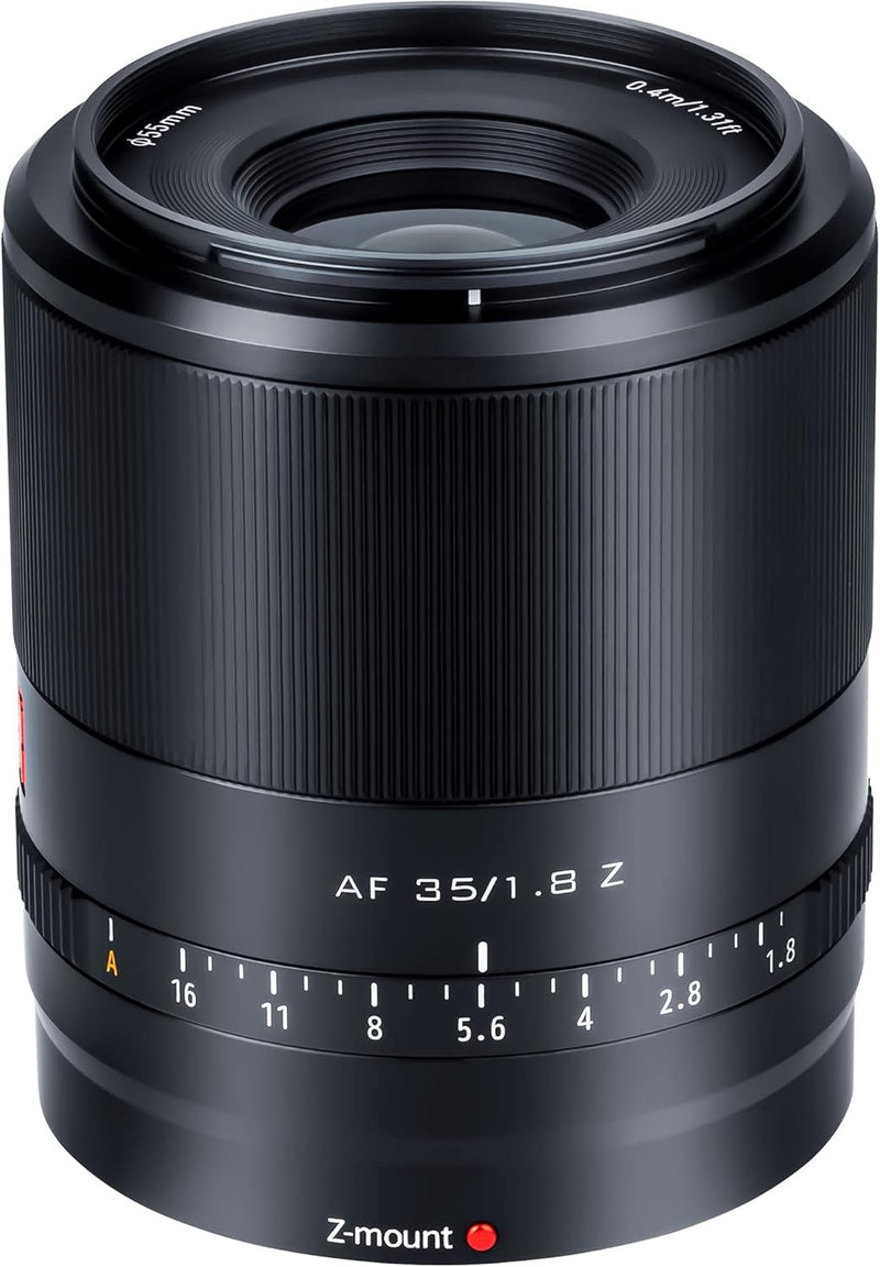 VILTROX 35mm F1.8 Z STM Autofokus Vollformat Objektiv Weitwinkelobjektiv für Nikon Z-Bajonett Kamera