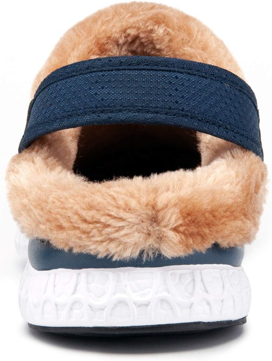 Eagsouni Clogs Hausschuhe Herren Damen Winter Gartenschuhe Haus Pantoffeln Warme Plüsch Gefüttert Ga