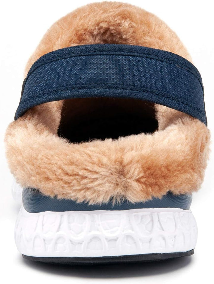 Eagsouni Clogs Hausschuhe Herren Damen Winter Gartenschuhe Haus Pantoffeln Warme Plüsch Gefüttert Ga