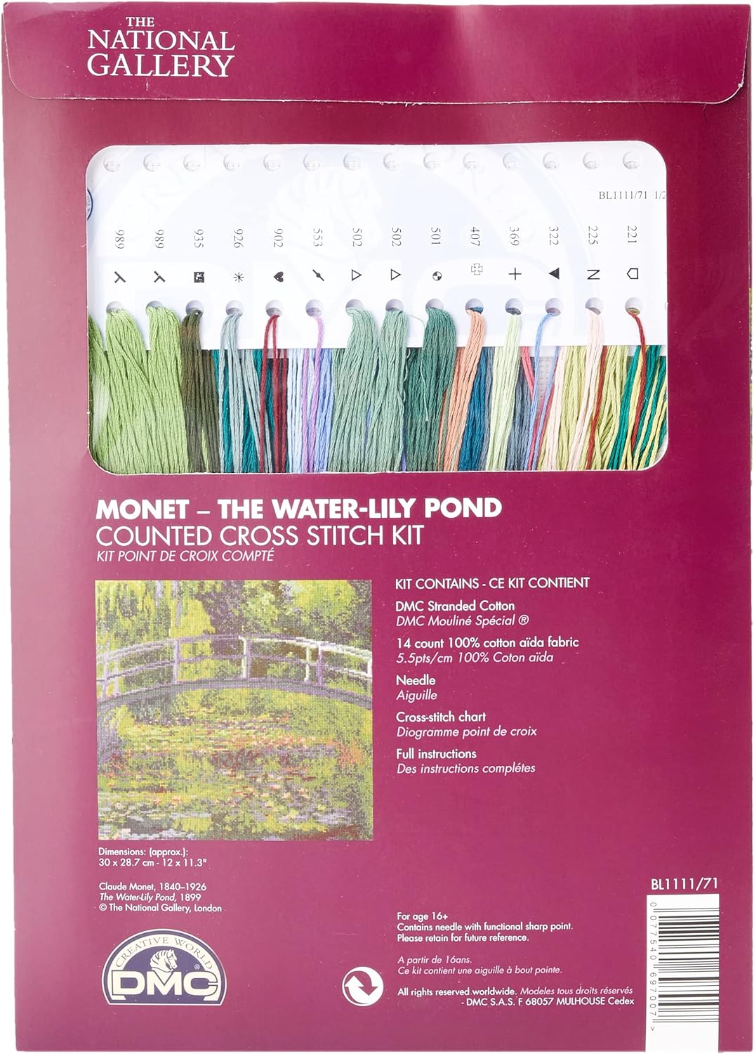 DMC - Monet - Teich mit Wasserlilien