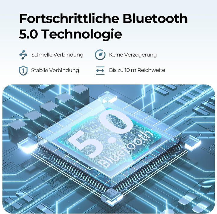 ATUMTEK Bluetooth-Fernauslöser, Design in Carbonfaser, Wiederaufladbare Kamera-Fernbedienung für iOS