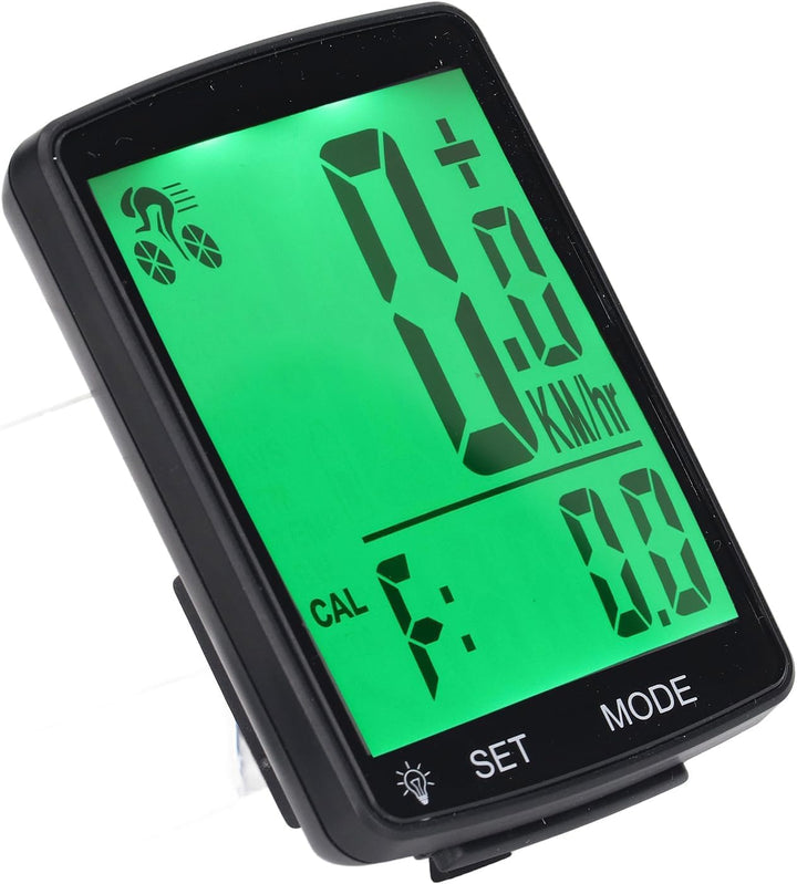 Walfront YA100 A Fahrradcomputer, Kabelloser Fahrradcomputer 2, 8-Zoll-LCD-Display mit Geschwindigke