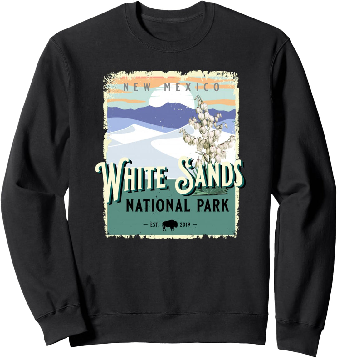 White Sands National Park New Mexico Seifenbaum Yucca Souvenir Sweatshirt