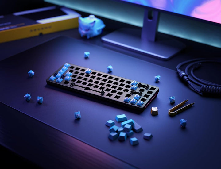 Glorious Gaming GMMK 2 Compact 65% Barebones (Frame Only) – Mechanisches Gaming-Tastaturgrundgerüst,