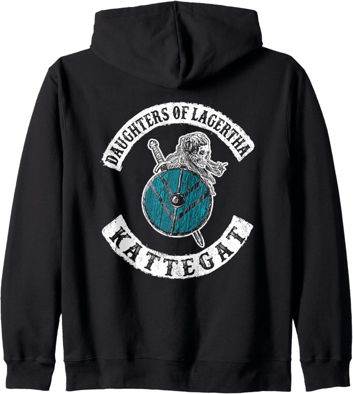 Daughters of Lagertha - Wikinger krieger Schildmaid Kapuzenjacke