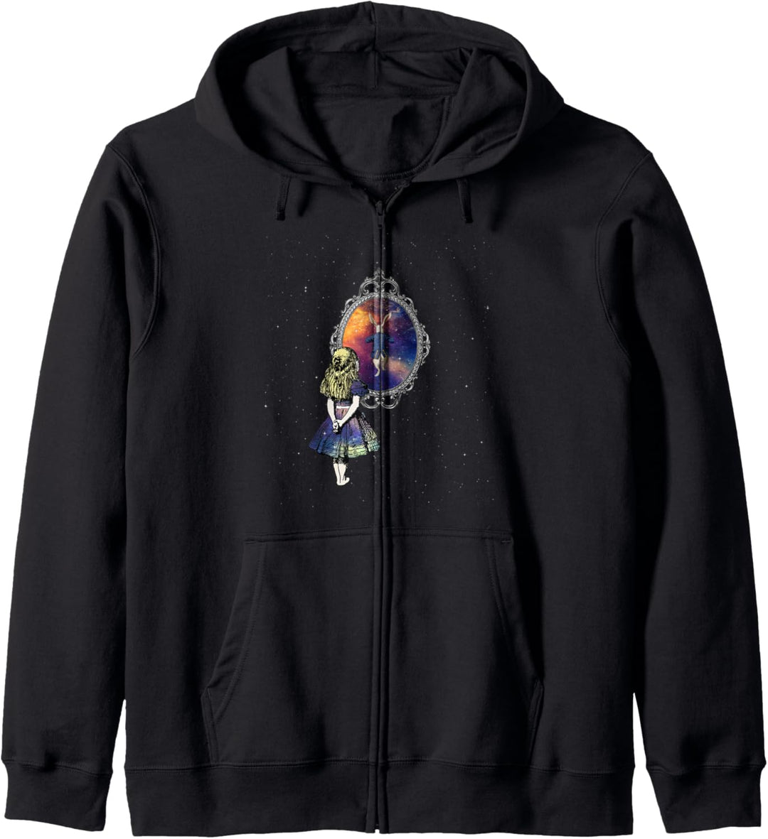 Follow The White Rabbit - Alice In Wonderland T Shirt Design Kapuzenjacke