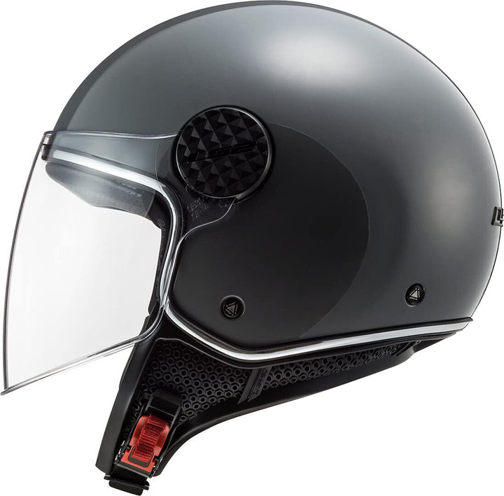 LS2 Jethelm LS2 Sphere Lux Nardo grau | Klares Visier | | Microlock-Verschluss | Polycarbonat | geei