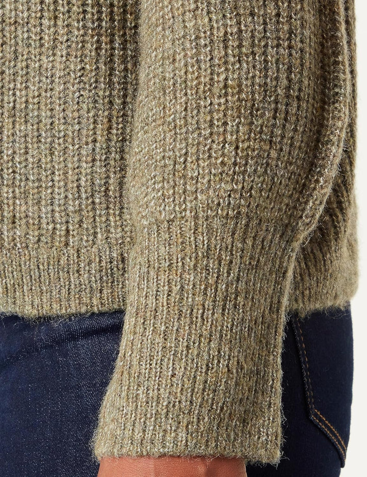 PIECES Damen Pcnatalee Ls O-Neck Knit Noos Bc Pullover XS Deep Lichen Green, XS Deep Lichen Green