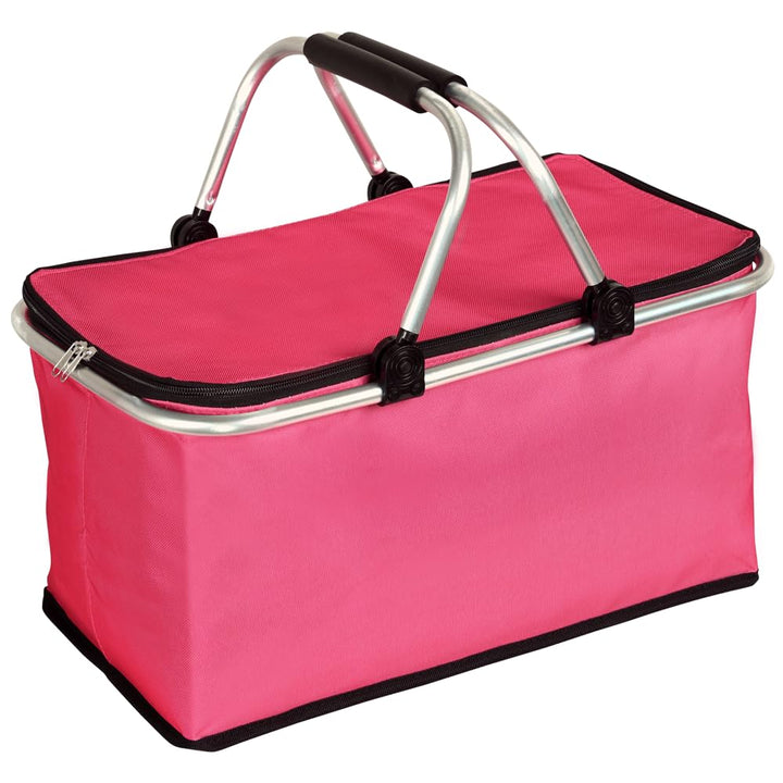 Kesper | Einkaufskorb mit Thermobeschichtung, faltbar, Material: Polyester mit Metallrahmen, Masse: