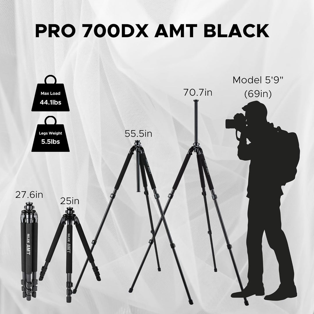 Pro Stativ Beine Schwarz, Schwarz