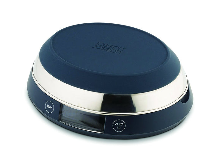 Joseph Joseph SwitchScale - 2-in-1 digitale Küchenwaage mit umkehrbarem Deckel, 5kg Fassungsvermögen