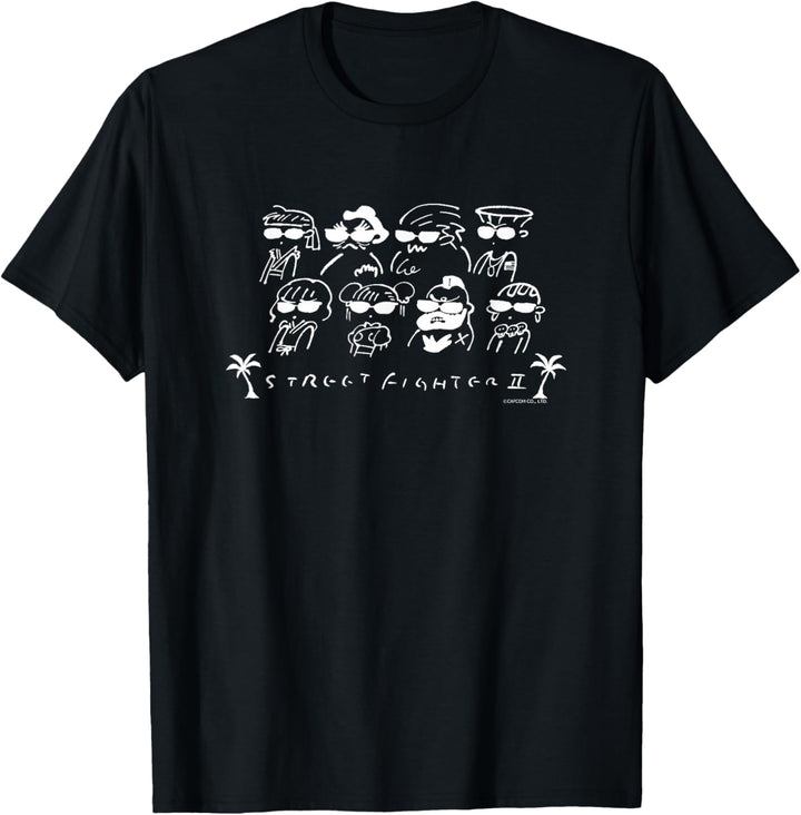 STREET FIGHTER II Line Art (A) T-Shirt
