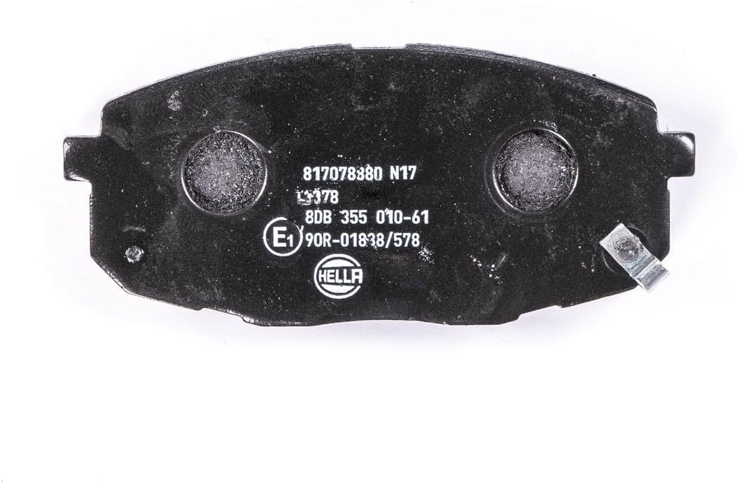 HELLA PAGID 8DB 355 010-611 Bremsbelagsatz - T1378 - Dicke/Stärke: 16.4mm - Bremssystem: Mando - mit