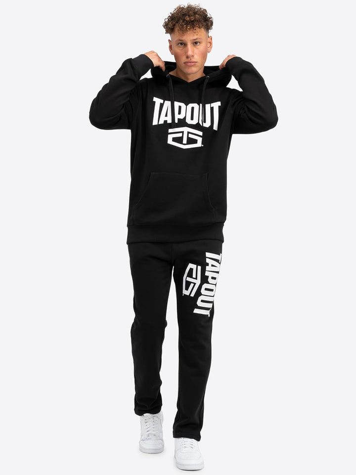 Tapout Herren Active Basic Hoodie Kapuzenpullover S Black/White, S Black/White