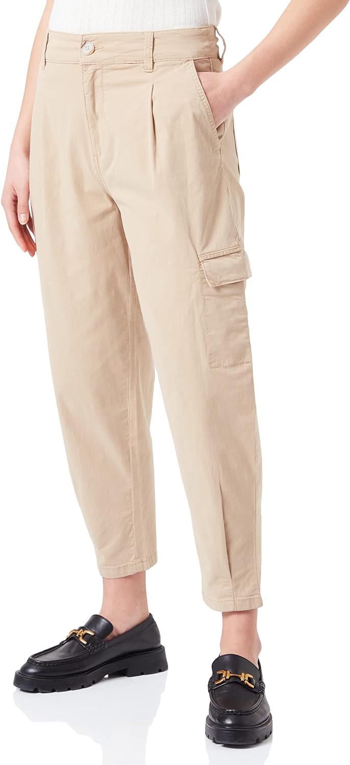 s.Oliver Damen Chino 7/8 Relaxed Fit 40 Brown, 40 Brown